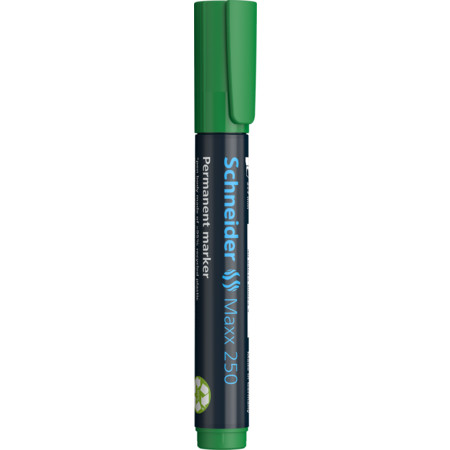 Maxx 250 green Line width 2+7 mm Permanent markers by Schneider