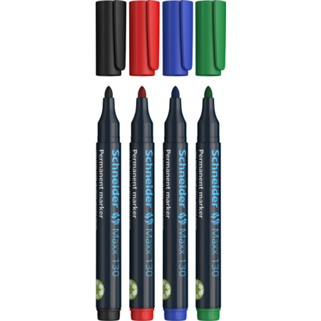 Maxx 130 wallet Multipack Line width 1-3 mm Permanent markers by Schneider