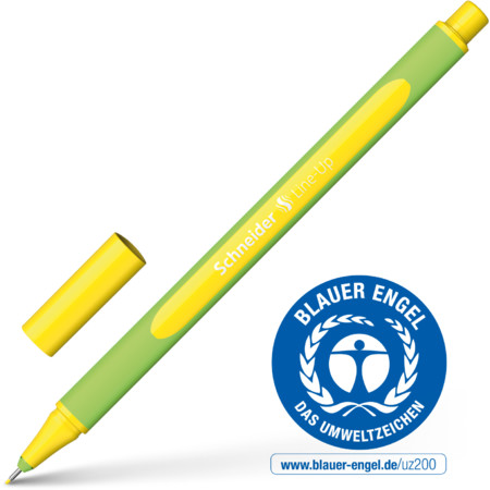 Line-Up golden-yellow Line width 0.4 mm Fineliners and fibrepens by Schneider
