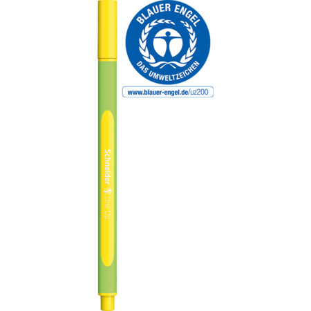 Line-Up golden-yellow Line width 0.4 mm Fineliner & Brush pens by Schneider