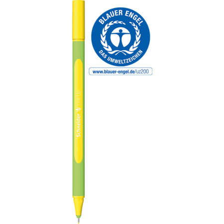 Line-Up golden-yellow Line width 0.4 mm Fineliner & Brush pens by Schneider