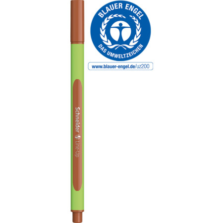 Line-Up mahogani-brown Line width 0.4 mm Fineliner & Brush pens by Schneider