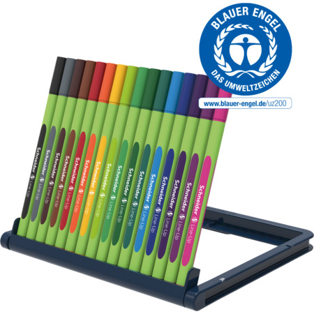 Line-Up pencil case stand Multipack Line width 0.4 mm Fineliners and fibrepens by Schneider