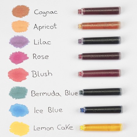 Ink cartridges Pastel Blush Cartridges and ink bottles by Schneider