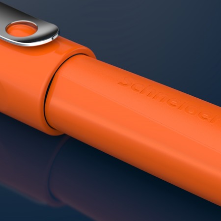 Wavy orange Fountain pens by Schneider