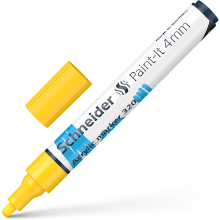 Paint-It 320 4 mm yellow Line width 4 mm Acrylic markers by Schneider