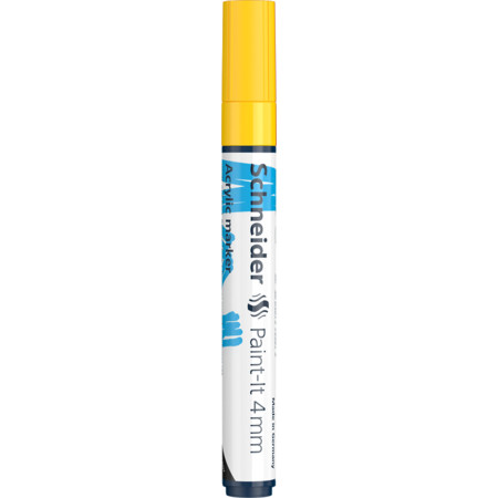 Paint-It 320 4 mm yellow Line width 4 mm Acrylic markers by Schneider